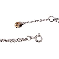 Vicenza - Piazzetta Palladio 2 - Bracelet Crivelli Woman Lettere in White Gold Diamante 0.08 Ct 234-3581-BR LETTERA F - 234-3581-BR LETTERA F